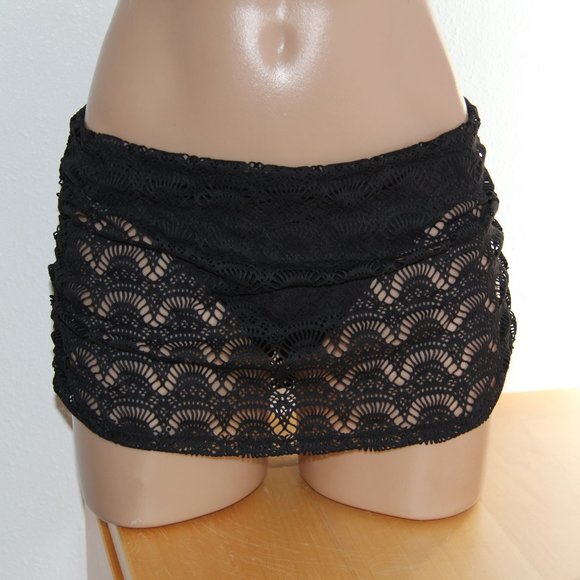 A.Che Bikini Skirted Bottom Swim Skirt Crochet - Picture 3 of 9